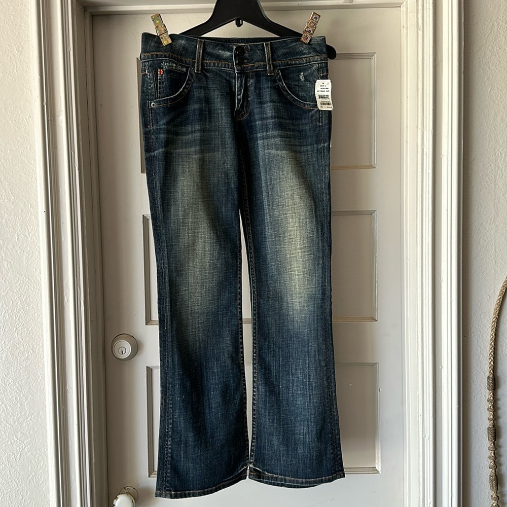 hudson petite signature bootcut jean